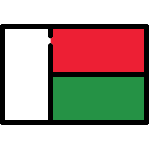 madagaskar Flags Rectangular icon