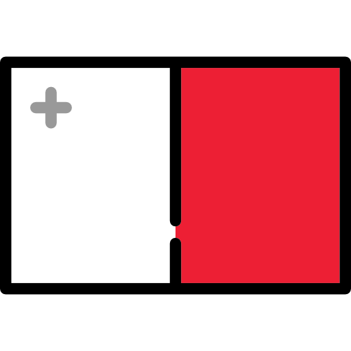 malta Flags Rectangular icono