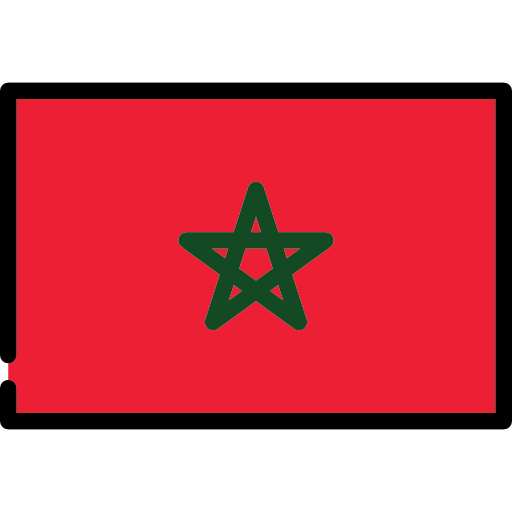 maroko Flags Rectangular ikona