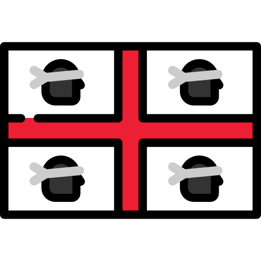 cerdeña Flags Rectangular icono