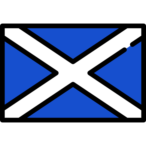 szkocja Flags Rectangular ikona