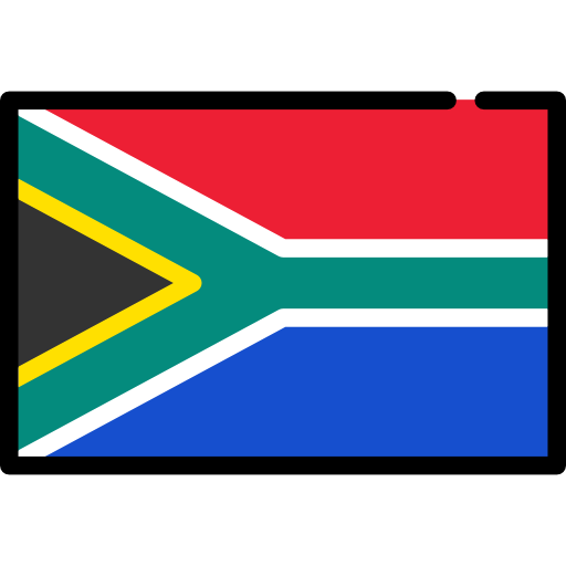 Южная Африка Flags Rectangular иконка