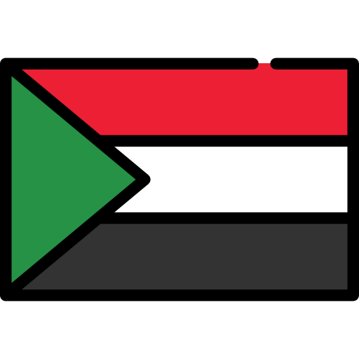 soedan Flags Rectangular icoon