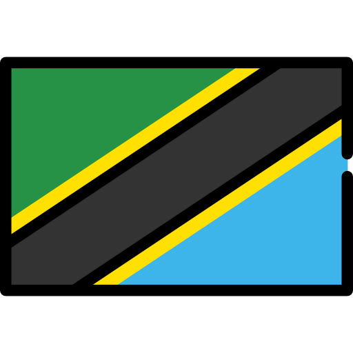 tanzania Flags Rectangular icoon