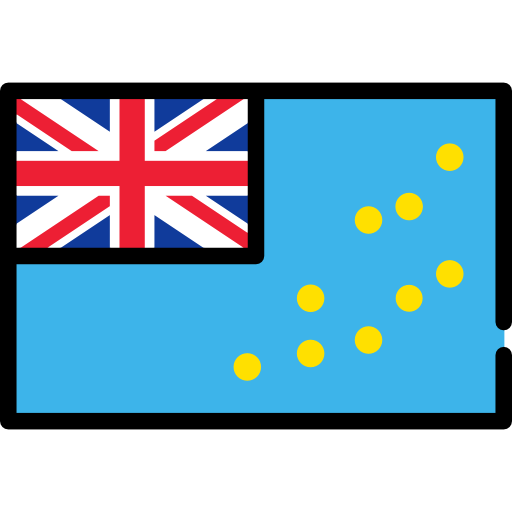 tuvalu Flags Rectangular icon