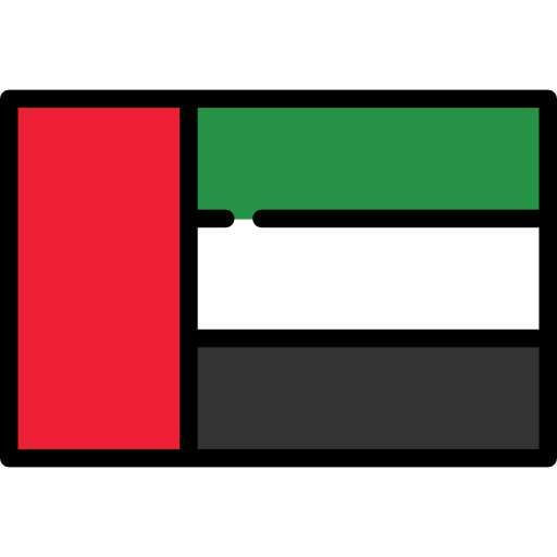 emirats arabes unis Flags Rectangular Icône
