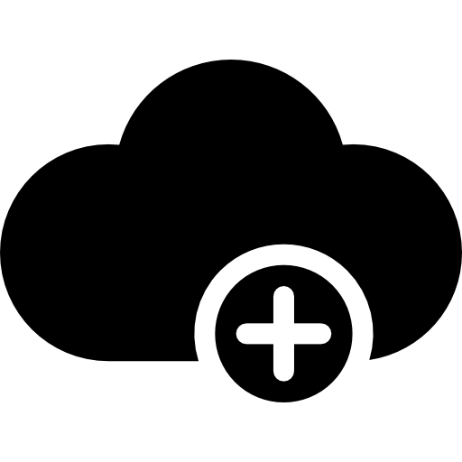 chmura obliczeniowa Basic Rounded Filled ikona