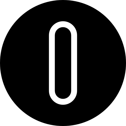 Power button Basic Rounded Filled icon