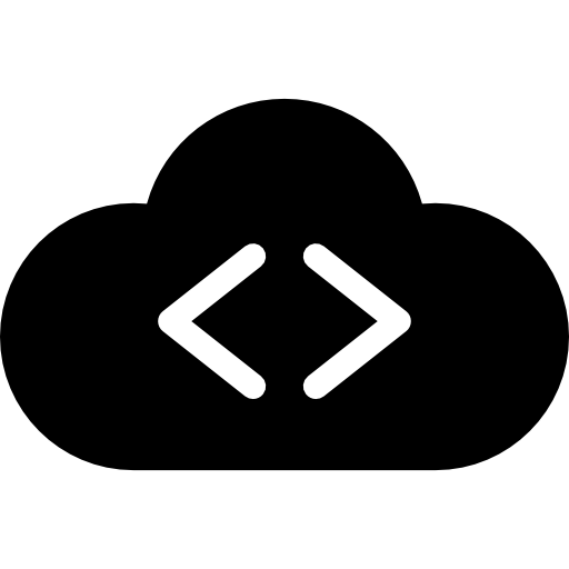 cloud computing Basic Rounded Filled icona