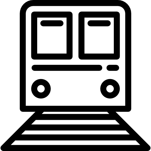 기차 Detailed Rounded Lineal icon