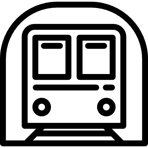 metropolitana Detailed Rounded Lineal icona