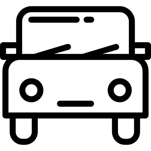 자동차 Detailed Rounded Lineal icon