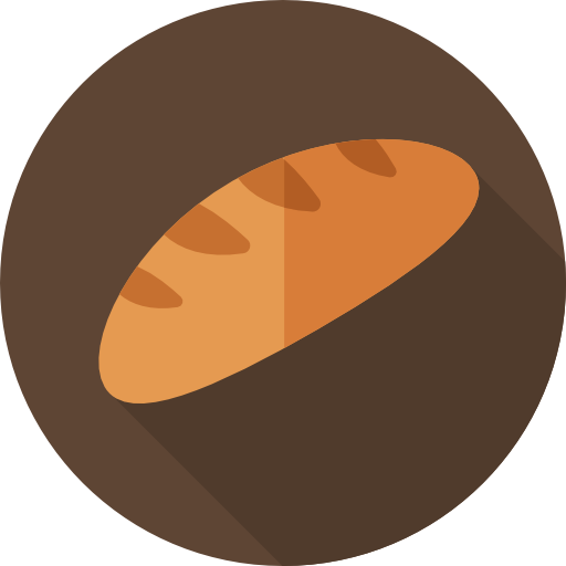 빵 Flat Circular Flat icon