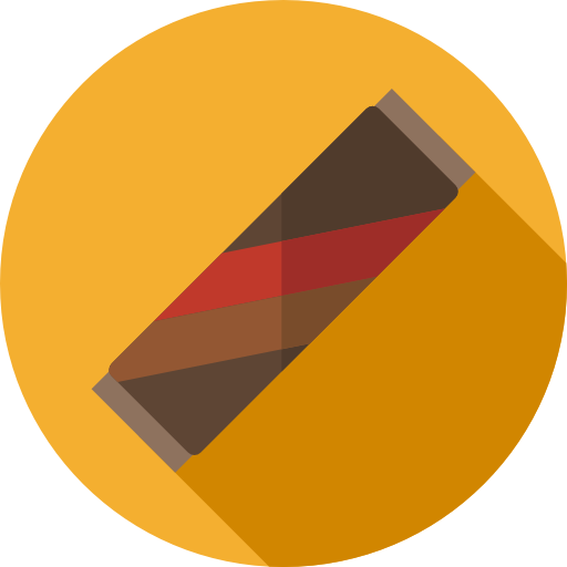 chocolate Flat Circular Flat icono