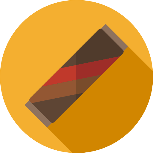 Chocolate Flat Circular Flat icon