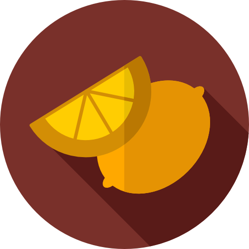 limão Flat Circular Flat Ícone