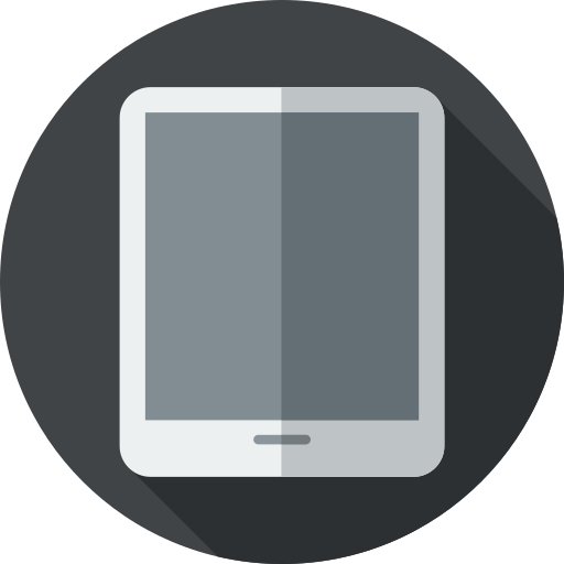 tablet Flat Circular Flat icoon