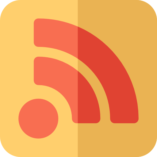 Rss Basic Rounded Flat icon