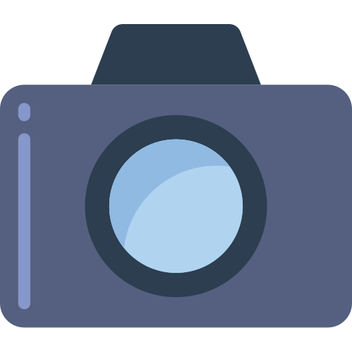 Photo camera Basic Miscellany Flat icon