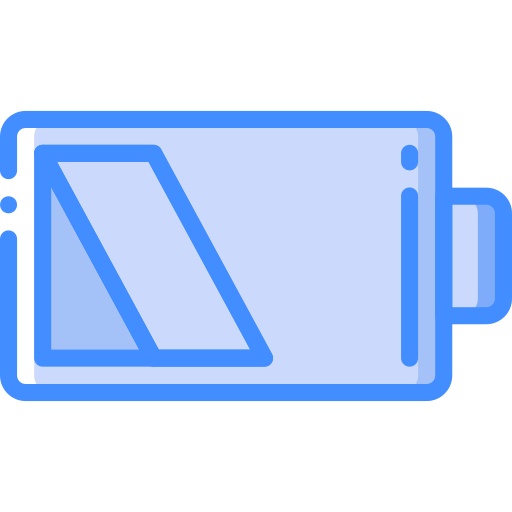 Nivel de la batería Basic Miscellany Blue icono