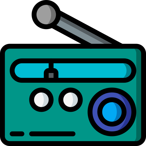 radio Basic Miscellany Lineal Color ikona