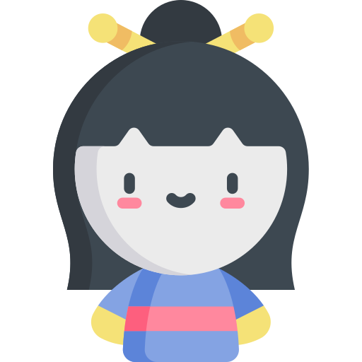 geisha Kawaii Flat icon