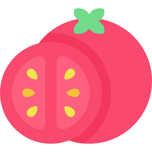 tomaat Kawaii Flat icoon