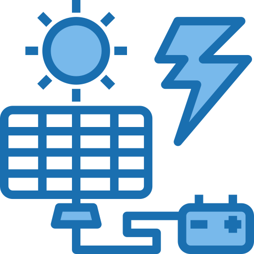 celle a energia solare Phatplus Blue icona