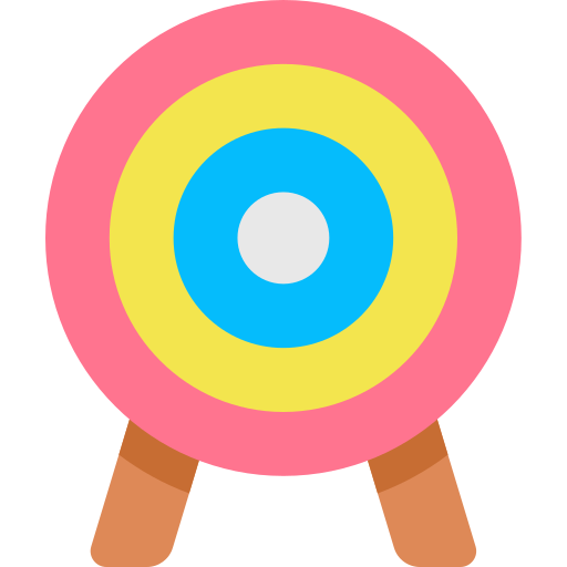 bullseye Kawaii Flat icon