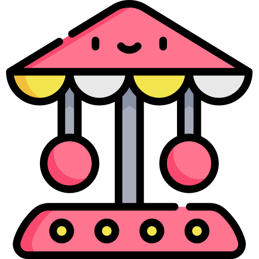 karussell Kawaii Lineal color icon