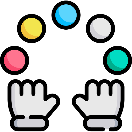 Juggle Kawaii Lineal color icon