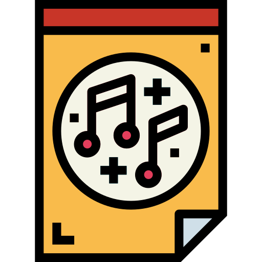 plik muzyczny Smalllikeart Lineal Color ikona
