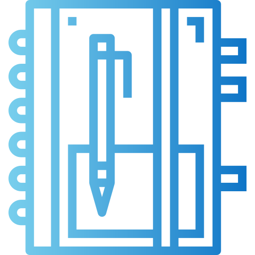 공책 Smalllikeart Gradient icon