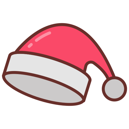 Santa cap Generic color lineal-color icon