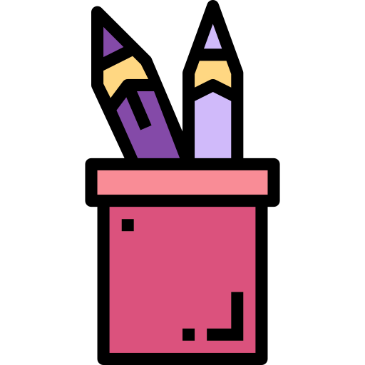 Pencil case Smalllikeart Lineal Color icon