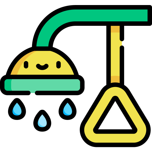 Shower Kawaii Lineal color icon