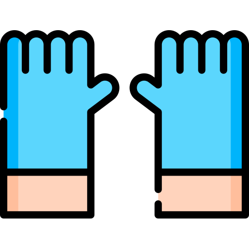handschoenen Kawaii Lineal color icoon