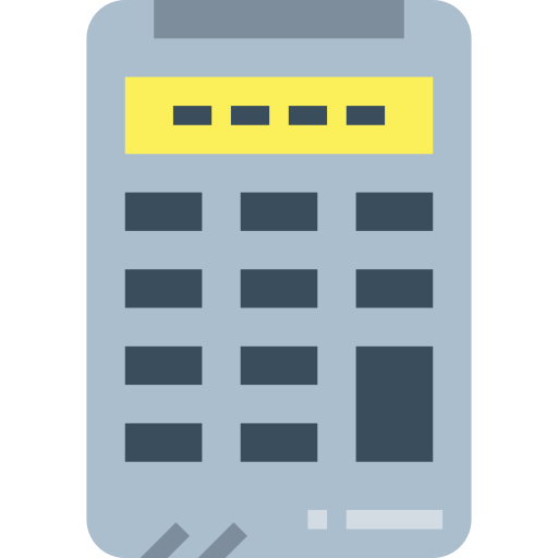 rekenmachine Smalllikeart Flat icoon