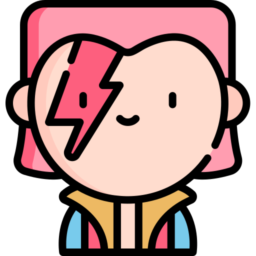 Rockstar Kawaii Lineal color icon