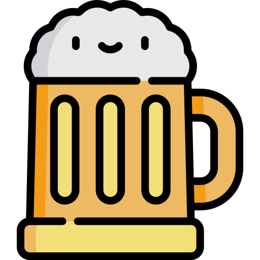 bier Kawaii Lineal color icon