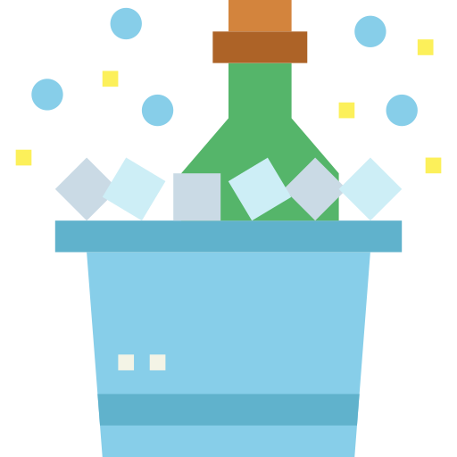 шампанское Smalllikeart Flat иконка