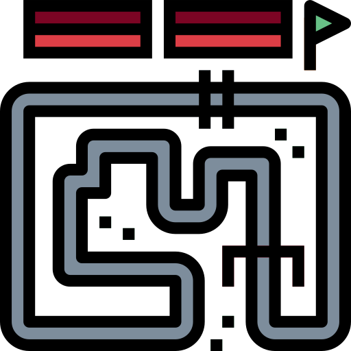 circuiti Smalllikeart Lineal Color icona