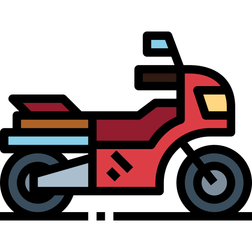 moto Smalllikeart Lineal Color icona