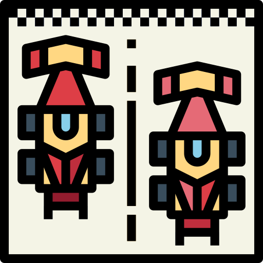 Racing Smalllikeart Lineal Color icon