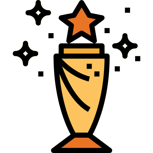 Trofeo Smalllikeart Lineal Color icono
