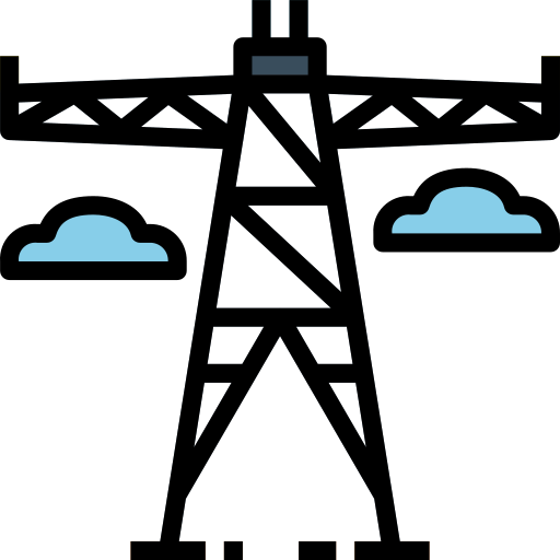 Torre de la señal Smalllikeart Lineal Color icono