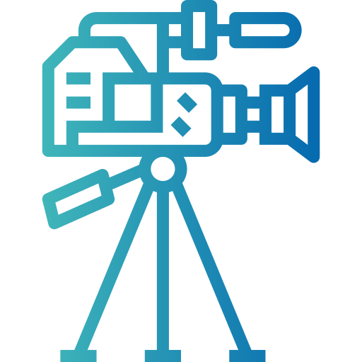비디오 카메라 Smalllikeart Gradient icon