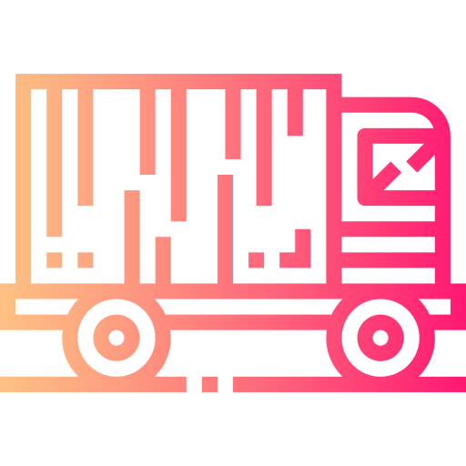 camion de livraison Smalllikeart Gradient Icône