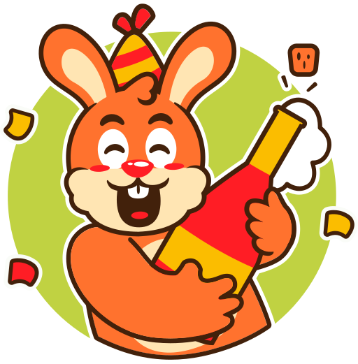 Bunny Generic Sticker Color Lineal Color icon