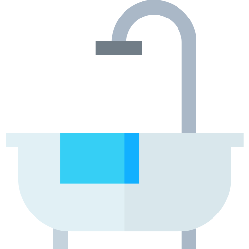 Bathroom Basic Straight Flat icon